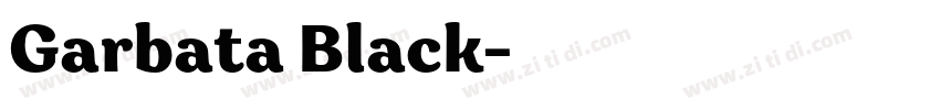 Garbata Black字体转换